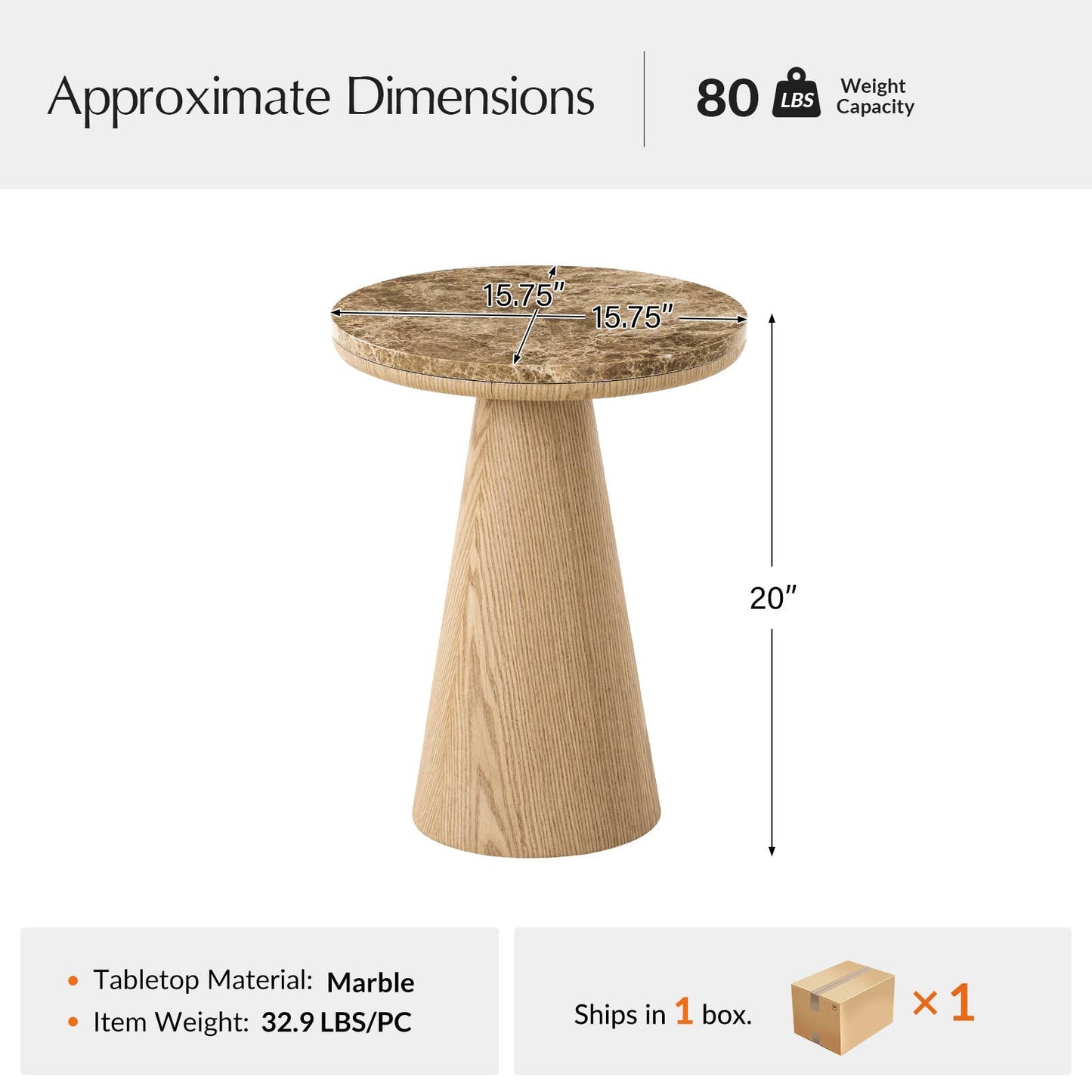 Memory End Table: OAK