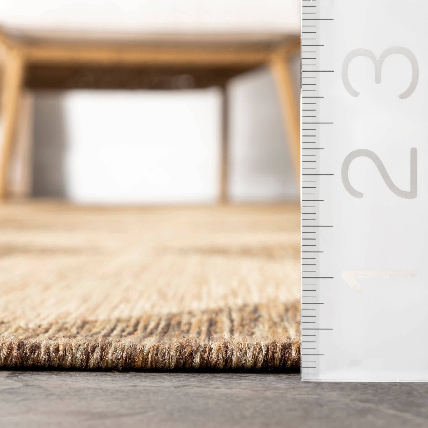 Sabina Diamond Trellis Indoor/Outdoor Area Rug: Beige / Rectangle / 9' 6" x 12'