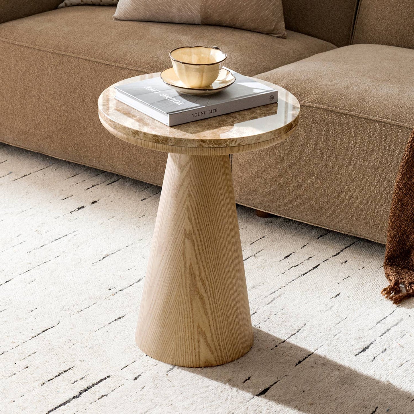 Memory End Table: OAK