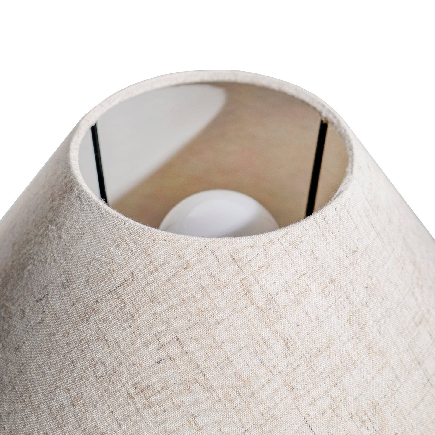 38-inch Marble/Iron Torchiere Table Lamp: Black / 38" H x 14.5" W x 14.5" D