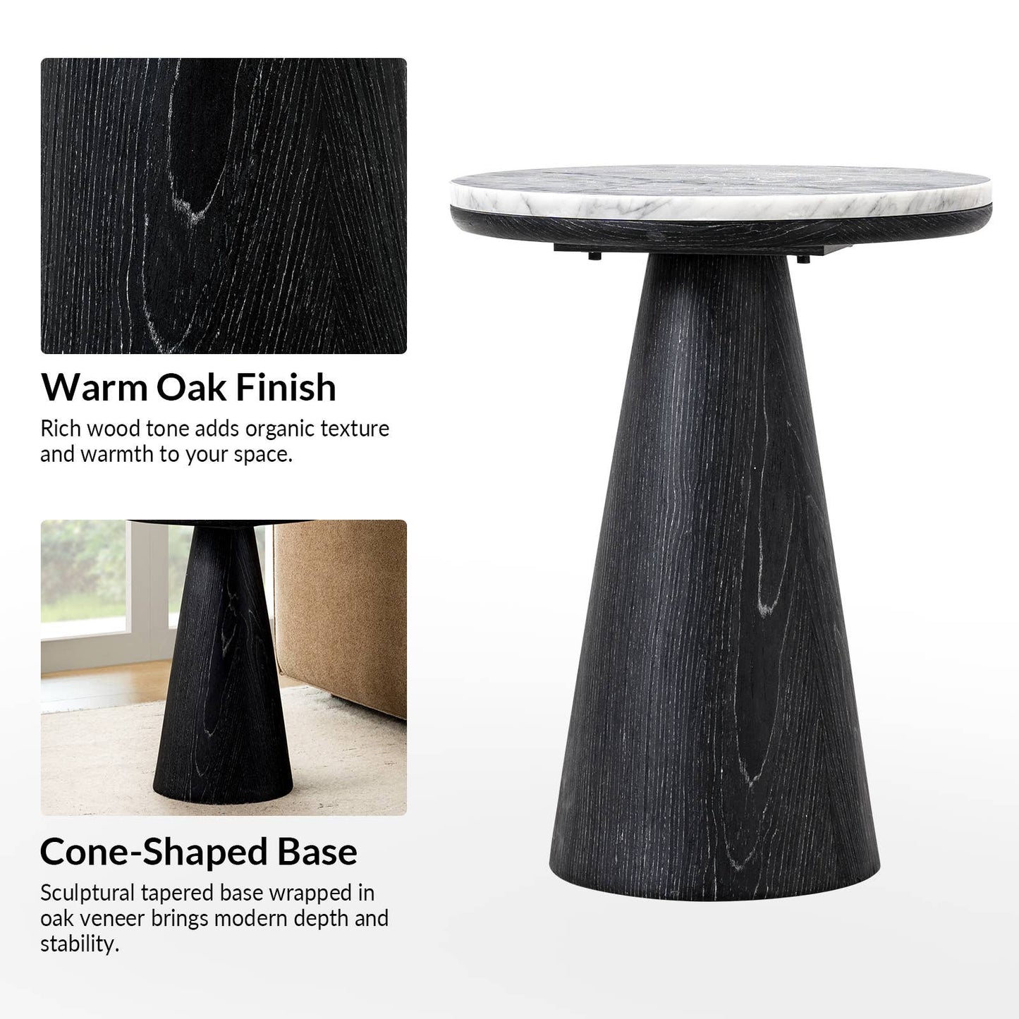 Memory End Table: OAK